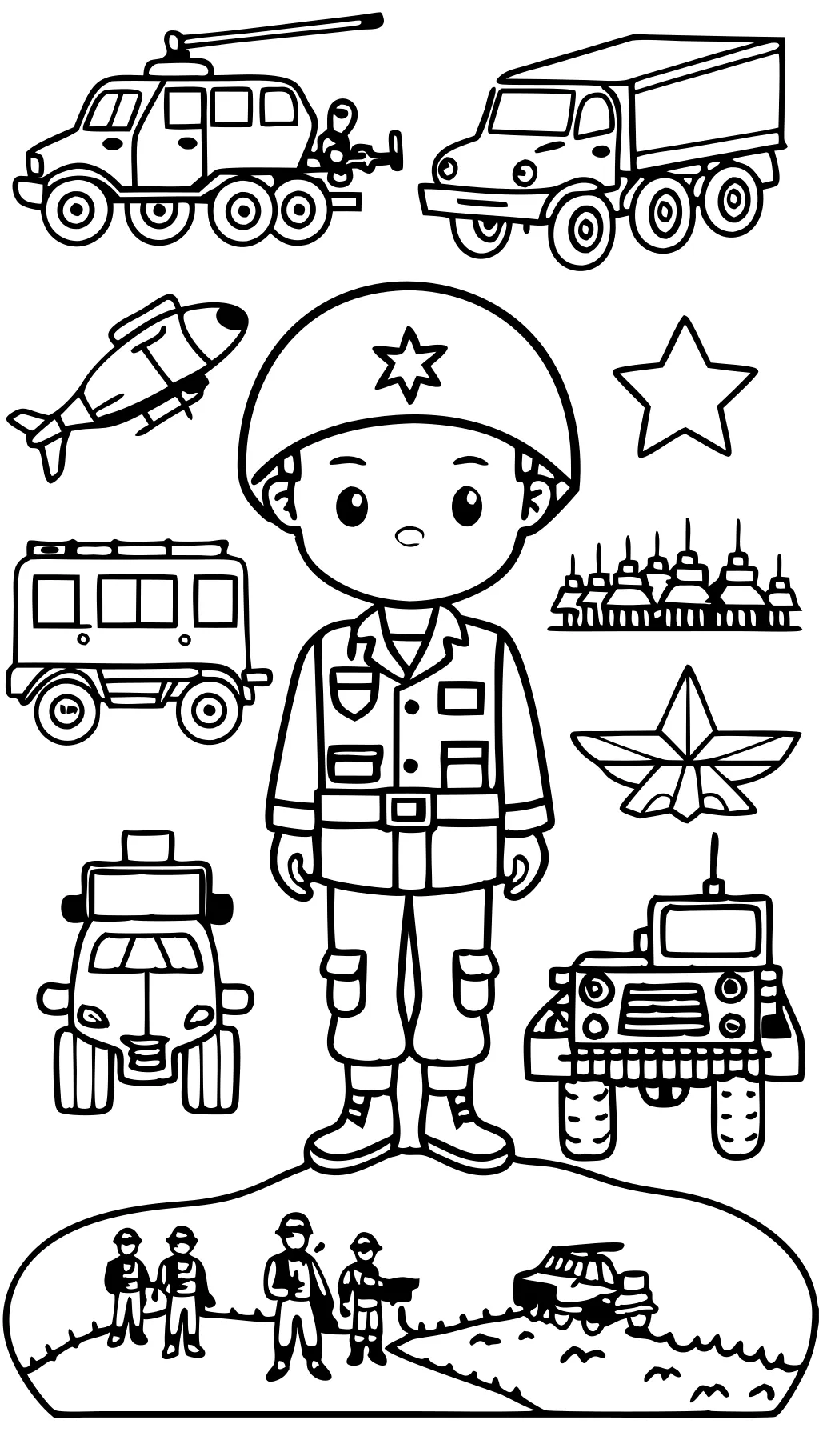 soldier coloring pages